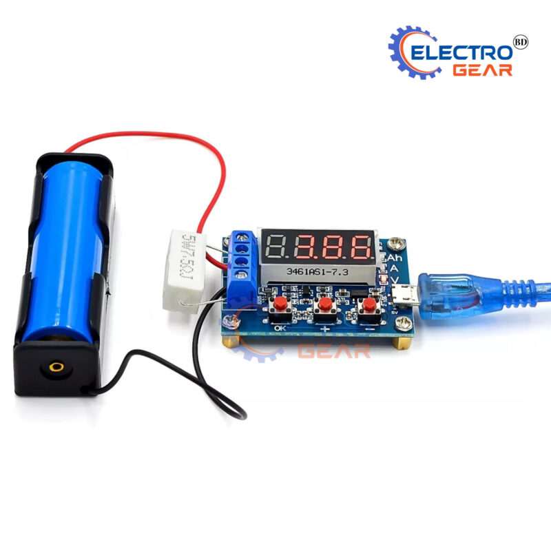 Battery Capacity Meter & Discharge Tester for 18650 Li-ion Lithium Battery - Image 3