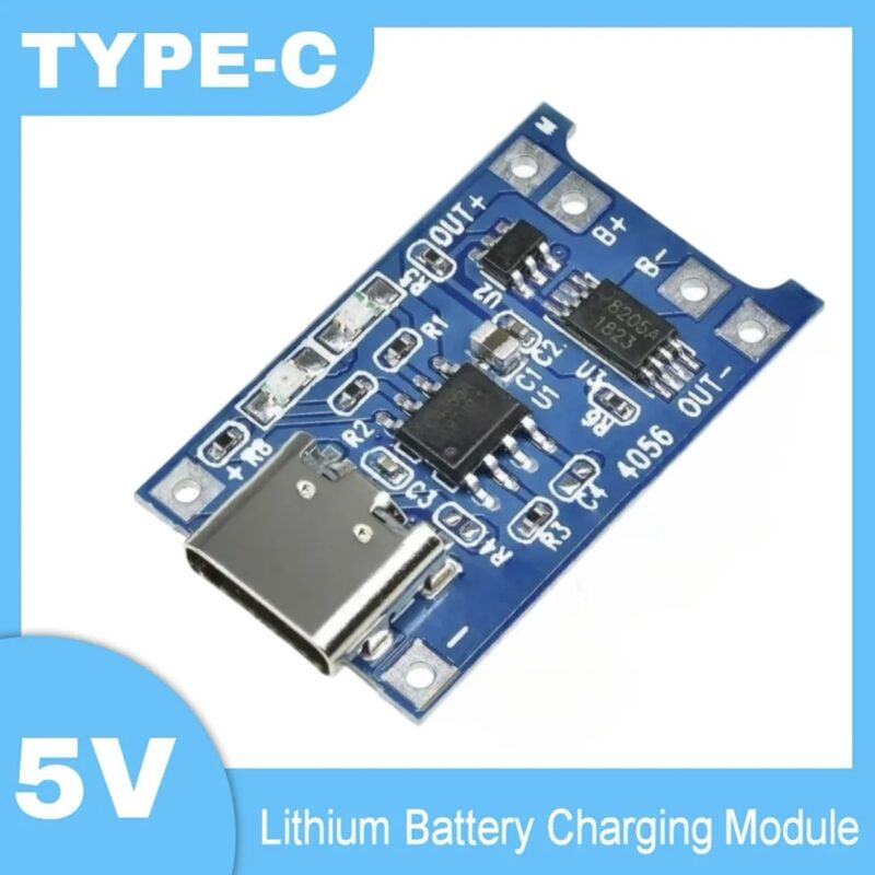 TP4056 1A Li-ion lithium Battery Charging Module With Current Protection - Type C