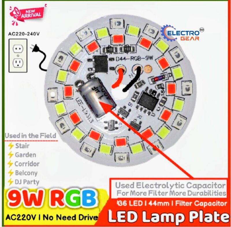 Ultra Bright 7 Color Input AC 220V Integrated IC Driver SMD LED Board DIY