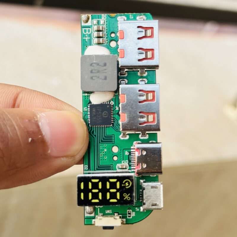 22.5W Fast Charging Bank Module IP5356 TYPE-C Micro USB - Image 2