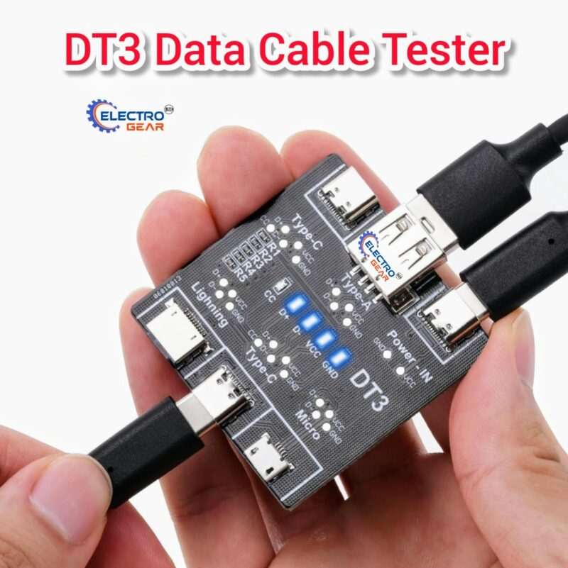DT3 Data Cable Detection Board USB Cable Tester for IOS Android Type-C Short Circuit On-Off Switching Test Board Tool