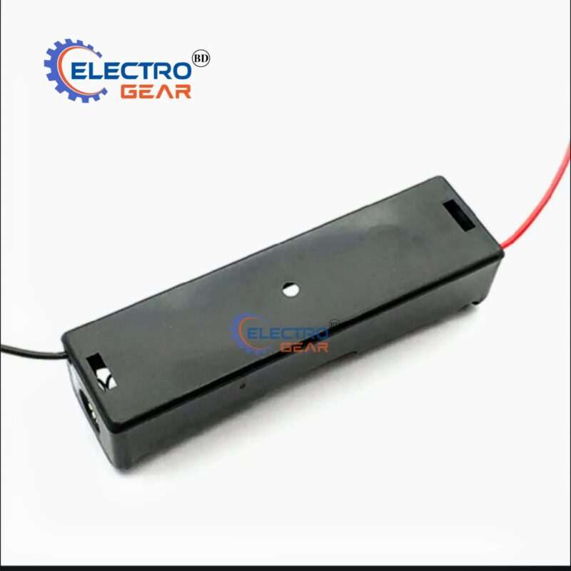 18650 Battery Holder Single Slot Plastic Storage Box Case With Leads Cables Wire - Image 2