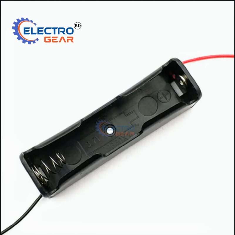 18650 Battery Holder Single Slot Plastic Storage Box Case With Leads Cables Wire - Image 3