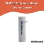 Brand New 18650 lithium-ion 2600mAh High Quality Battery (1 Pcs)