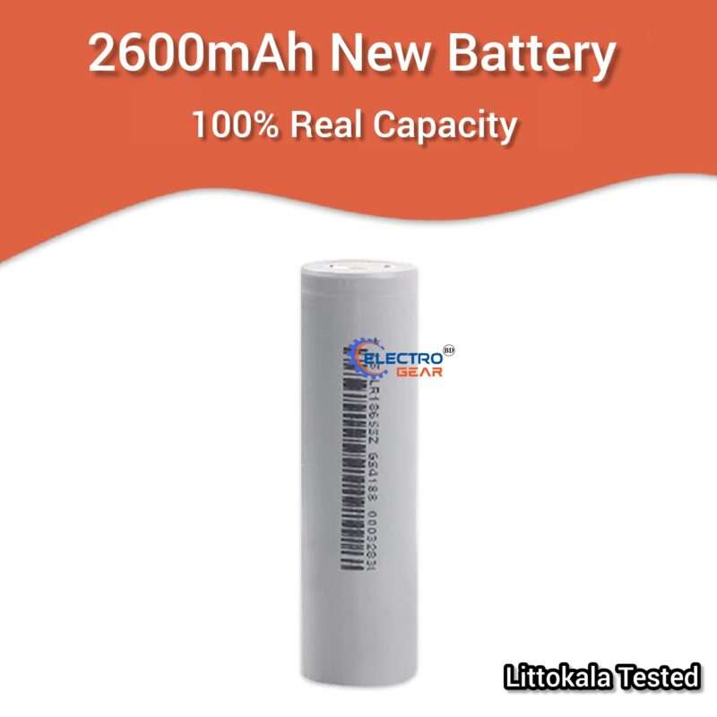 Brand New 18650 lithium-ion 2600mAh High Quality Battery (1 Pcs)