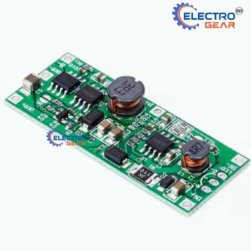 Mini UPS Circuit For Router Onu 3.7V-5V to 9V 12V Converter Boost Step-Up - Image 2