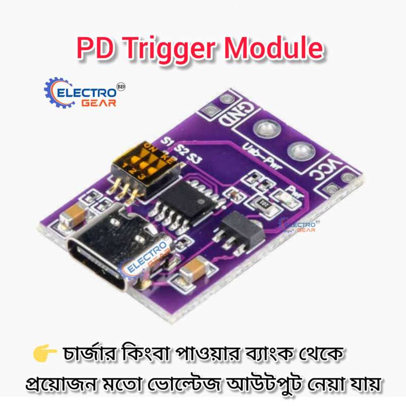 PD Trigger Module – Quick Charge QC2 QC3 AFC PD2.0 PD3.0 Fast Charging Module Board USB Type-C