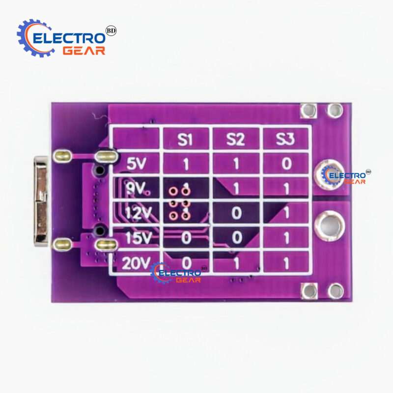 PD Trigger Module – Quick Charge QC2 QC3 AFC PD2.0 PD3.0 Fast Charging Module Board USB Type-C - Image 3