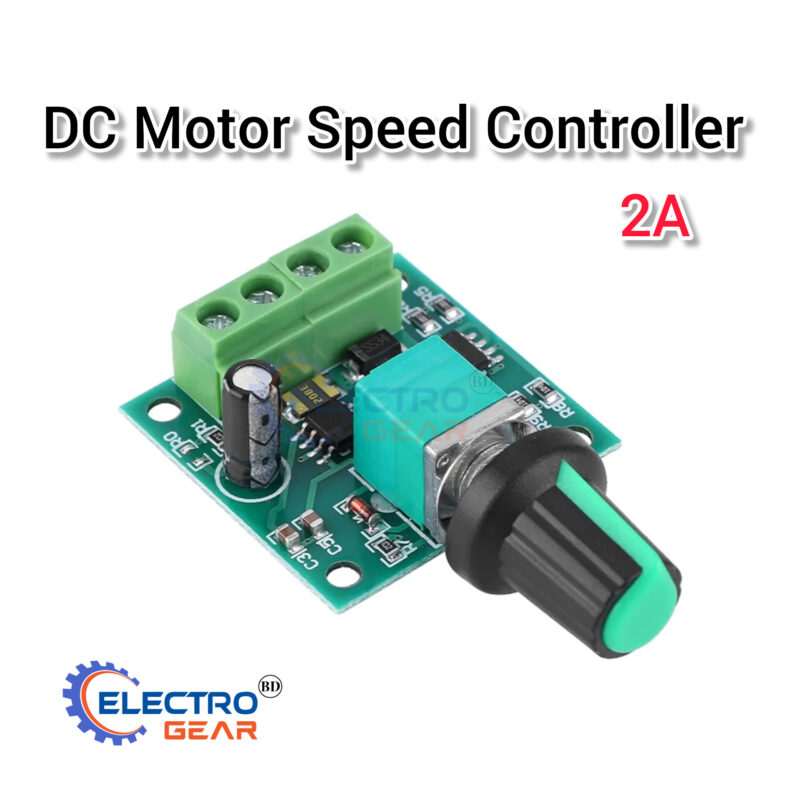 DC 1.8V 3V 5V 6V 12V 2A PWM Motor Speed Controller Low Voltage Motor Speed Controller
