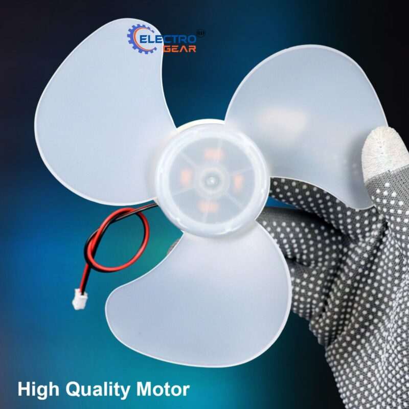 BLDC Brushless Fan Motor 12V Fan Core 3 Blades High Air Flow 6 inch - Image 2