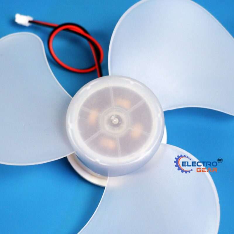BLDC Brushless Fan Motor 12V Fan Core 3 Blades High Air Flow 6 inch - Image 4