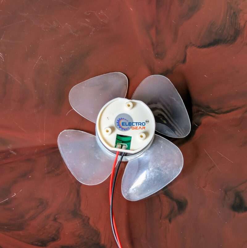 BLDC Brushless Fan Motor 12V Fan Core 4 Blades High Air Flow 4 inch - Image 4