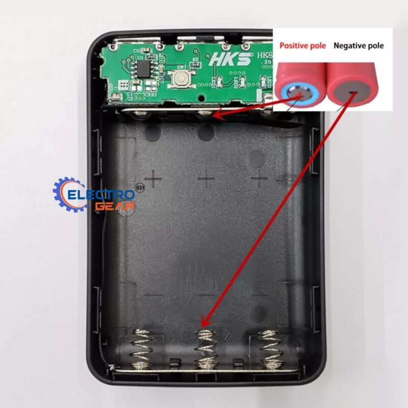 Power Bank Case For 3 USB 3x 18650 Battery Charger Box Random Colour - Image 2