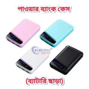 Power Bank Case For 3 USB 3x 18650 Battery Charger Box Random Colour