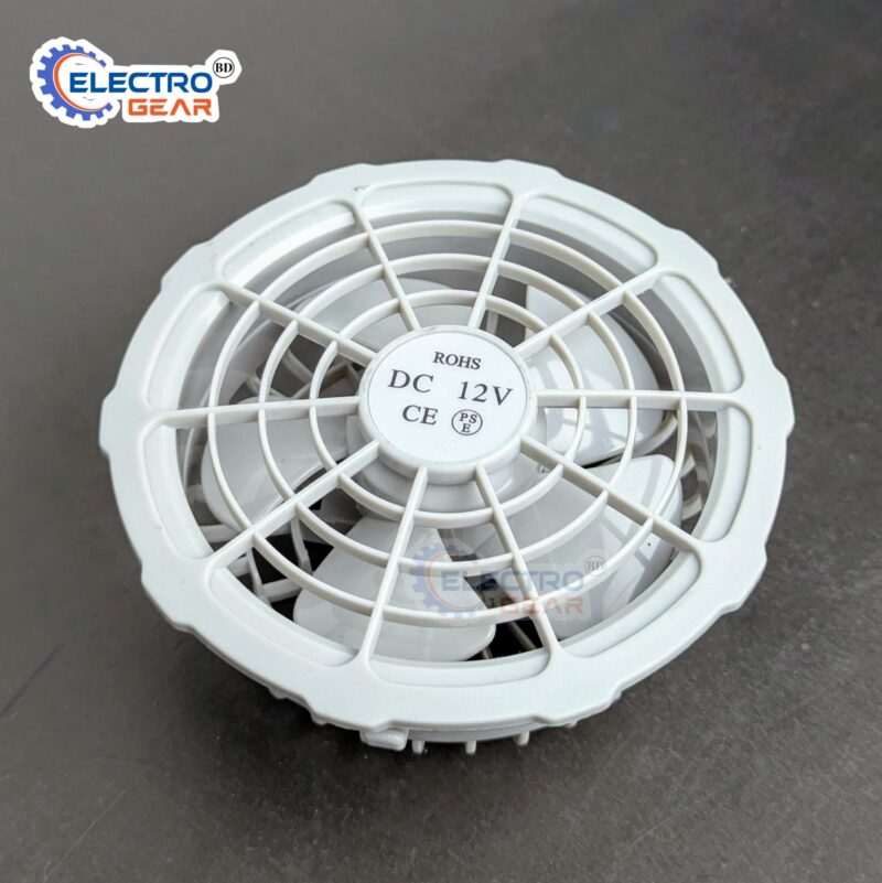 DC Fan Motor 12V Fan Core 3 Blades Ventilation High Air Flow 4 inch - Image 9
