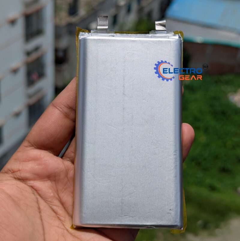 10000mAh 3.7V Lithium Battery | 60mm x 110mm High-Capacity Rechargeable Battery - Image 2
