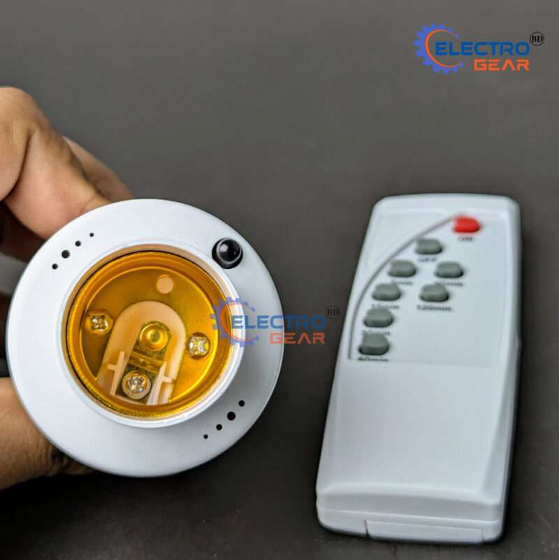 Smart B22/E27 to E27 LED Lamp Holder with Wireless Remote | AC 85–265V | Timer Control | Adjustable Light Socket Converter - Image 6
