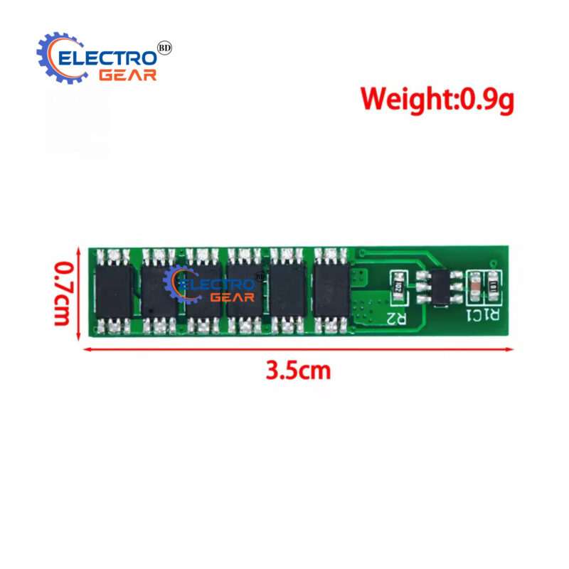 1S 15A li-ion BMS PCM battery protection board - Image 3