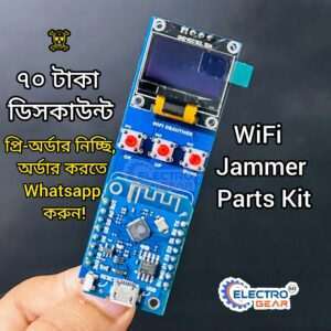Wifi Jammer Module Using Esp8266 D1 Mini Wifi Deauther Kit PARTS
