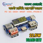 22.5W Power Bank Circuit IP5356 TYPE-C Micro 4 USB PD QC with Display