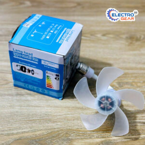 AC 220V 6 inch Brushless Fan E27 Lamp Holder System Ultra Silent
